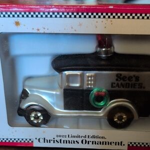 Candie's Black and Silver Holiday Ornament